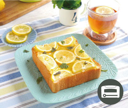 檸檬チーズケーキ風トースト